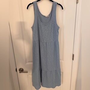GAP Blue Tiered Sleeveless Summer Dress, Size M